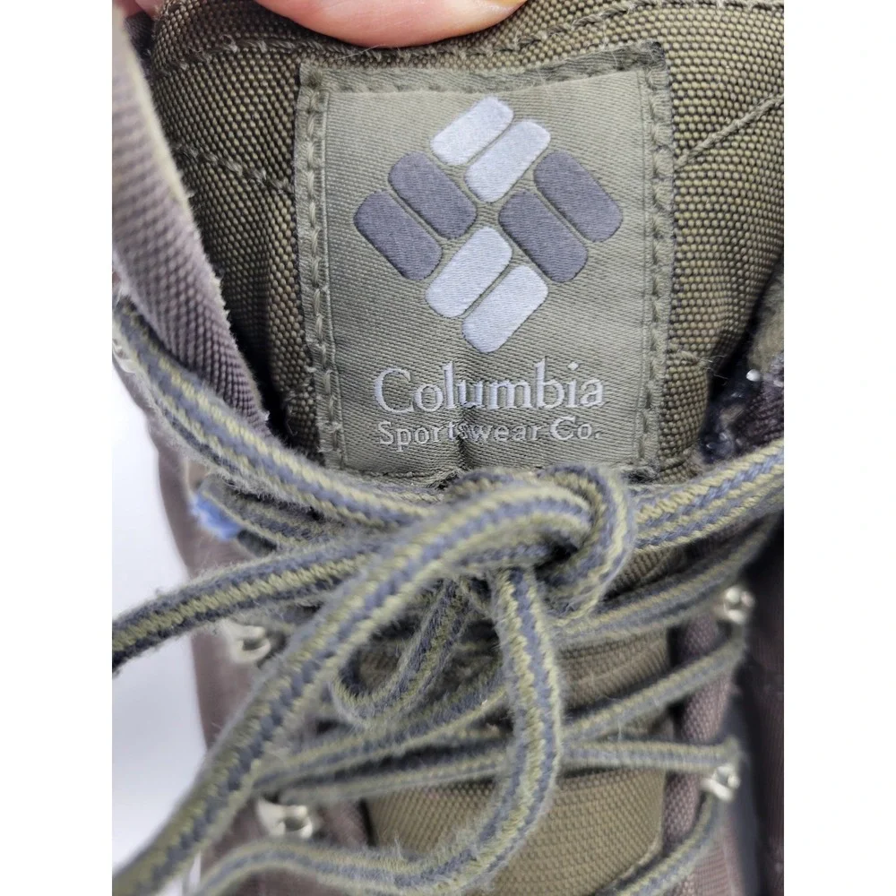 Columbia Hilltop Ridge Men's Hiking Waterproof Boots‎ Deep Olive Sz 8.5